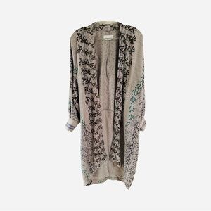 Anthropologie Ikat Patterned Kimono Cardigan Women’s Size S Excellent Condition
